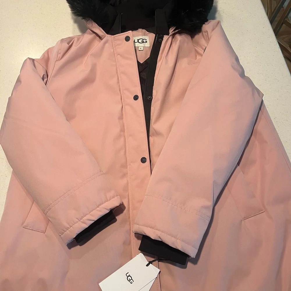 UGG Pink Bernice Parka - Picture 2 of 6